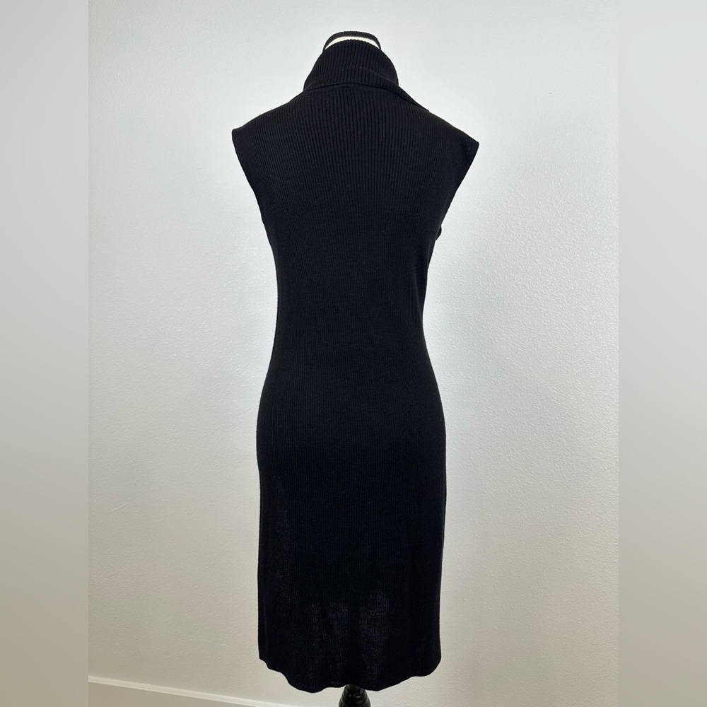 BCBGMaxAzria Black Midi Dress - Picture 5 of 6